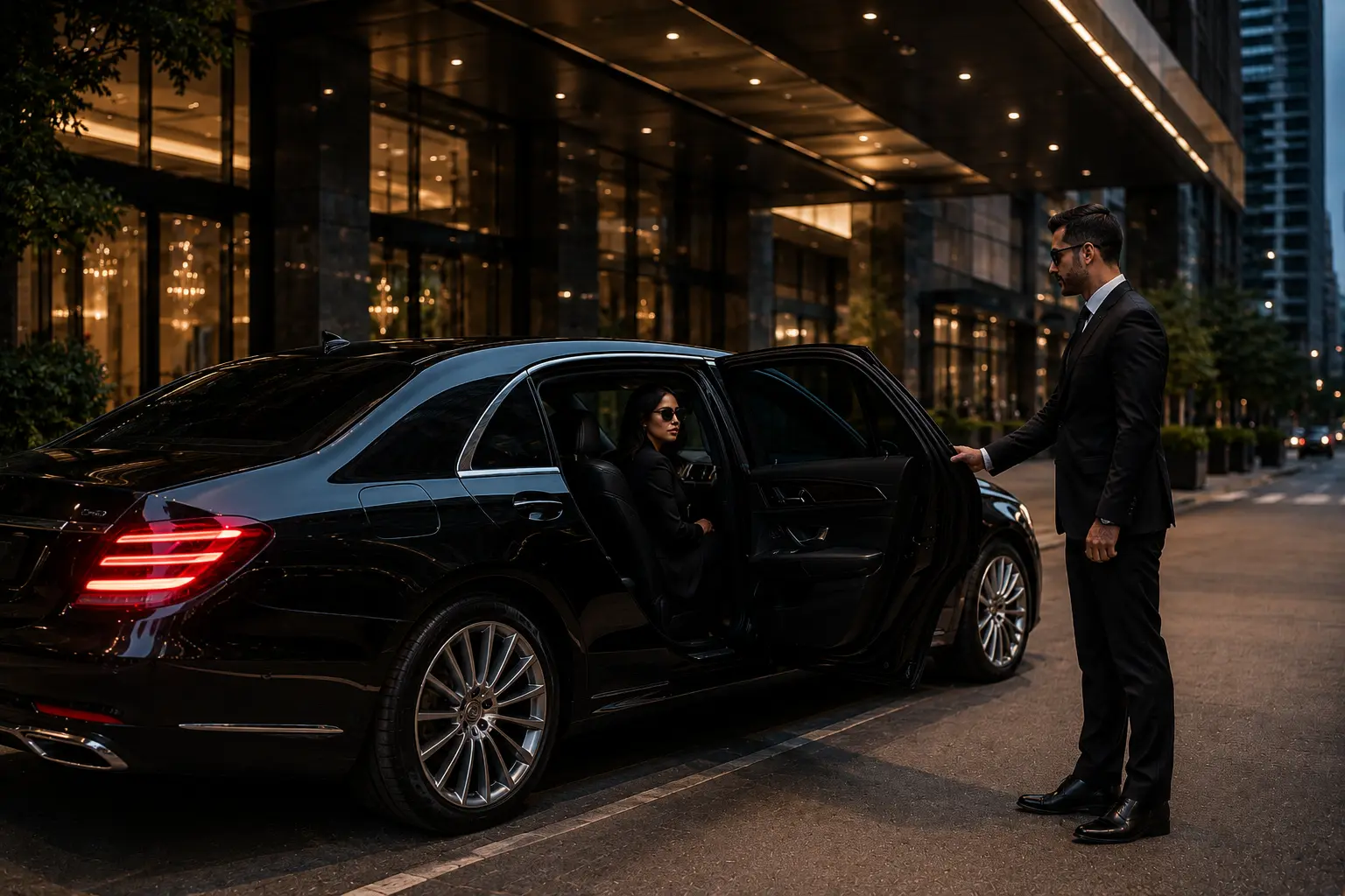 Hourly chauffeur service luxury vehicle in Toronto