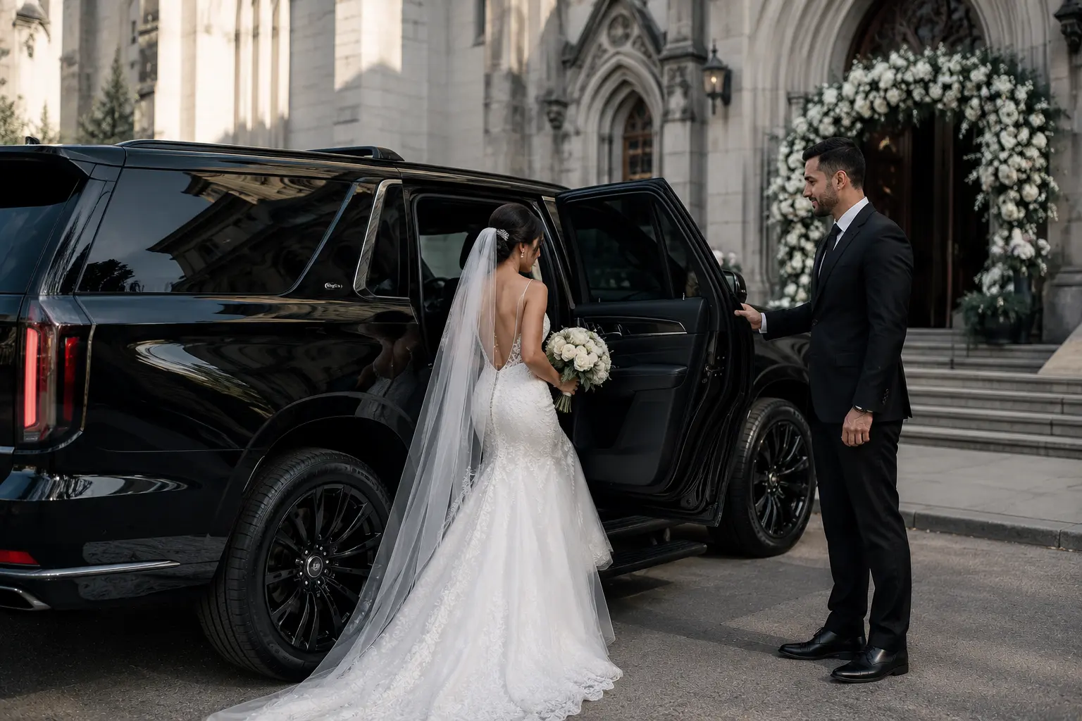 Luxury wedding limo service in Toronto