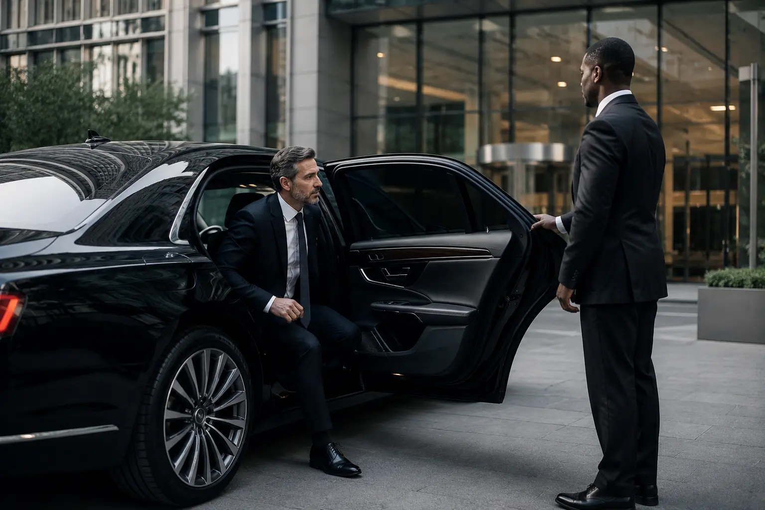 Mercedes chauffeur service for corporate travel